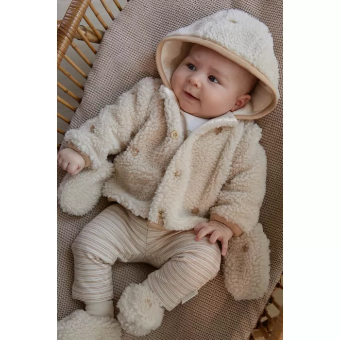Botosei din material teddy - Sand Paws - Little Dutch