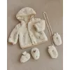 Botosei din material teddy - Sand Paws - Little Dutch