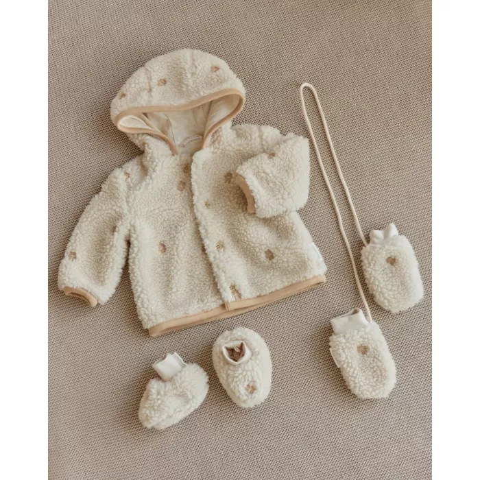 Botosei din material teddy - Sand Paws - Little Dutch