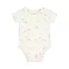Body cu maneca scurta din bumbac organic - Little Safari - Safari Friends - Little Dutch