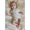 Body cu maneca scurta din bumbac organic - Little Safari - Safari Friends - Little Dutch