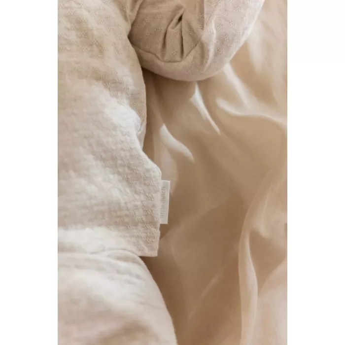 Bluza petrecuta cu maneca lunga din bumbac organic - Safari Friends - Vanilla melee - Little Dutch