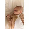 Cardigan din bumbac organic - Safari Friends - Soft Tan - Little Dutch