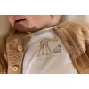 Cardigan din bumbac organic - Safari Friends - Soft Tan - Little Dutch