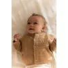 Cardigan din bumbac organic - Safari Friends - Soft Tan - Little Dutch