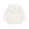 Jacheta reversibila din bumbac organic - Safari Friends - Vanilla melee - Little Dutch