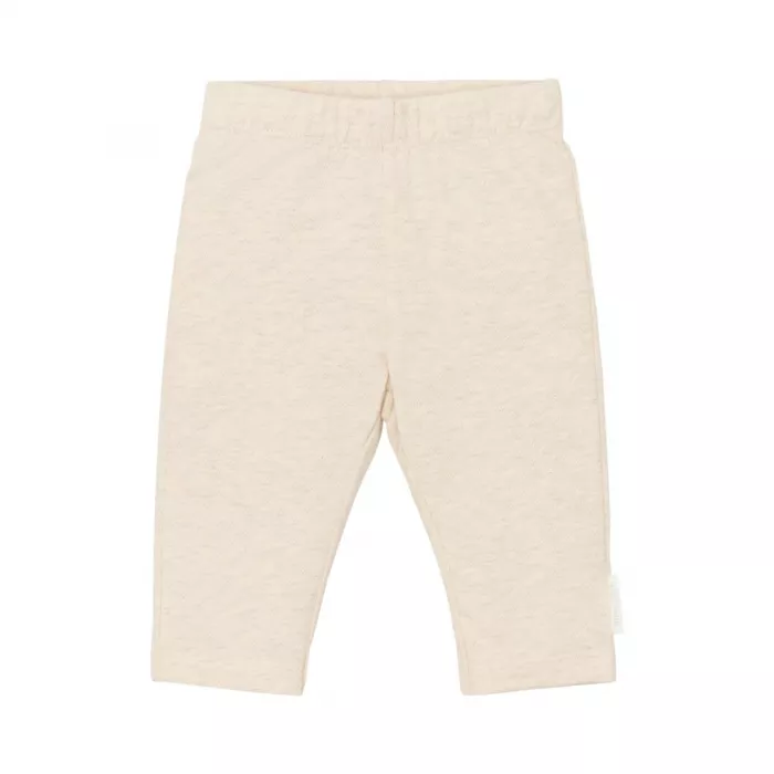 Pantaloni din bumbac organic - Safari Friends - Vanilla melee - Little Dutch