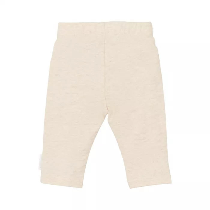 Pantaloni din bumbac organic - Safari Friends - Vanilla melee - Little Dutch