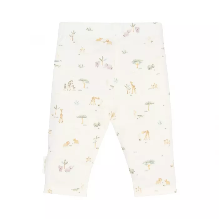 Pantaloni din bumbac organic - Safari Friends - Little Safari - Little Dutch