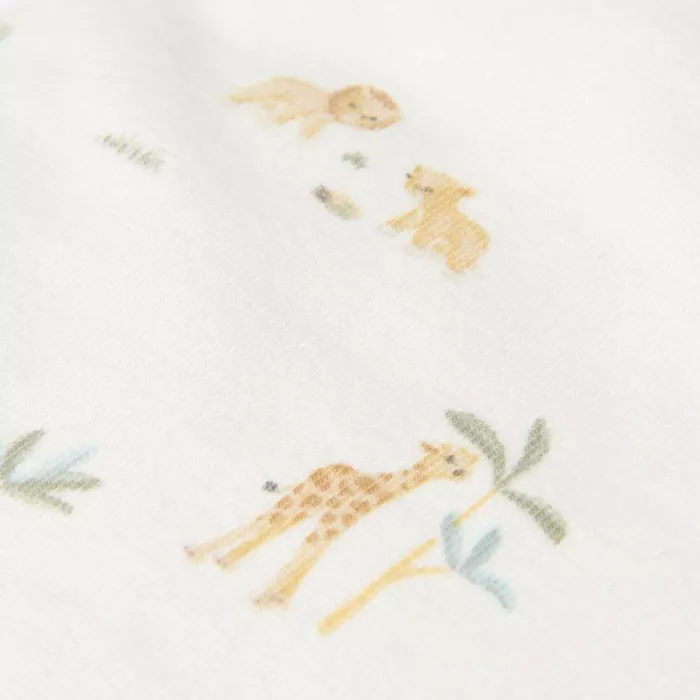 Pantaloni din bumbac organic - Safari Friends - Little Safari - Little Dutch