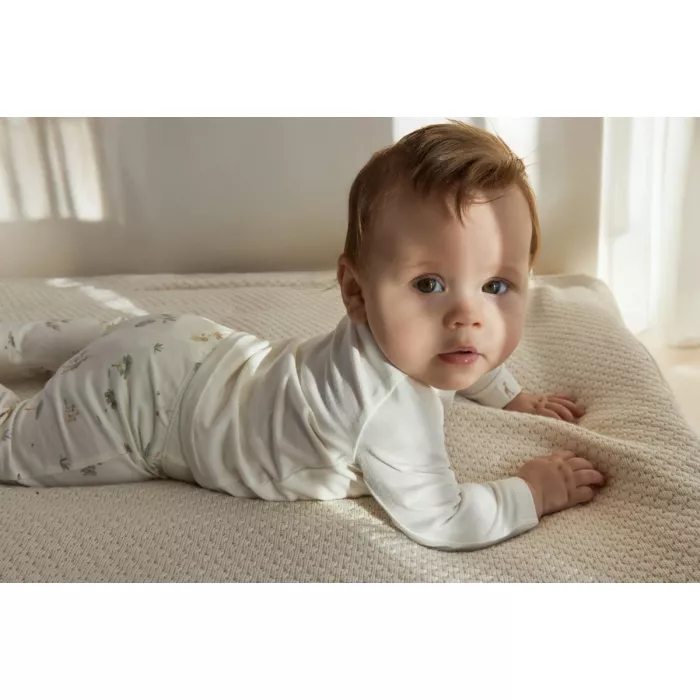 Pantaloni din bumbac organic - Safari Friends - Little Safari - Little Dutch