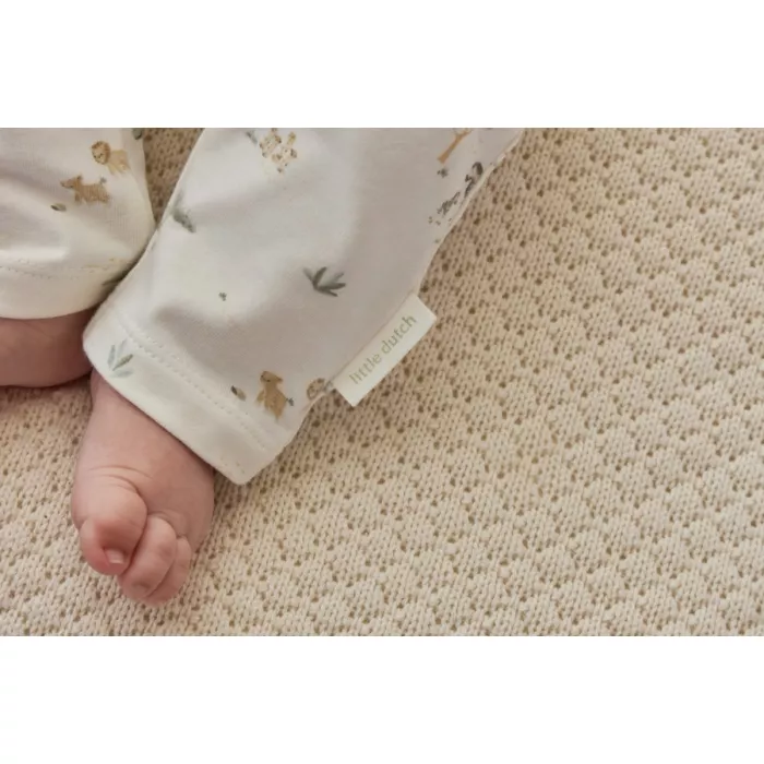 Pantaloni din bumbac organic - Safari Friends - Little Safari - Little Dutch