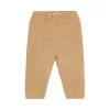 Pantaloni din tricot de bumbac organic - Safari Friends - Soft Tan - Little Dutch