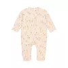 Salopeta din bumbac organic - Safari Flamingo - Pastel Rose - Little Dutch