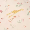 Pijama din bumbac organic - Safari Flamingo - Deep pink - Little Dutch