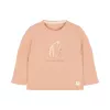 Pijama din bumbac organic - Safari Flamingo - Deep pink - Little Dutch