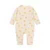 Pijama salopeta din bumbac organic - Safari Lion - Vanilla melee - Little Dutch