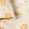 Pijama salopeta din bumbac organic - Safari Lion - Vanilla melee - Little Dutch