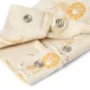 Pijama salopeta din bumbac organic - Safari Lion - Vanilla melee - Little Dutch