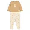 Pijama din bumbac organic - Safari Lion - Soft Tan - Little Dutch