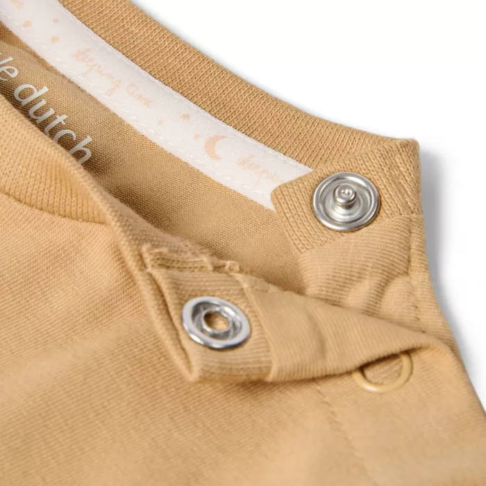 Pijama din bumbac organic - Safari Lion - Soft Tan - Little Dutch