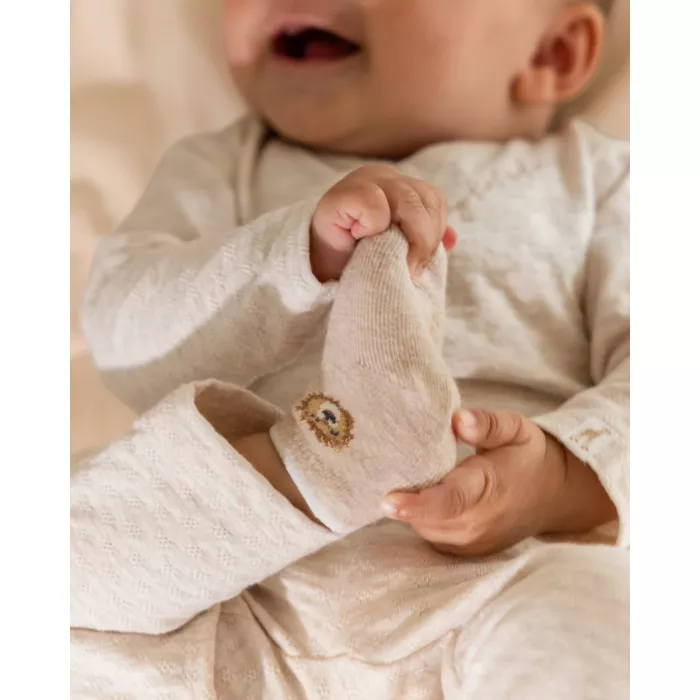 Sosete - set 3 perechi - Multi - Safari Friends - Little Dutch
