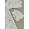 Manusi din bumbac organic pentru bebelusi - Safari Friends - Little Safari - Little Dutch