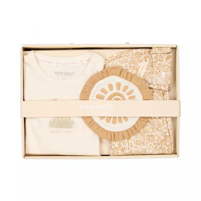 Set cadou pentru bebelusi - Beige - Safari Friends - Little Dutch