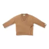 Cardigan tricotat petrecut din mix de lana pentru bebelusi - Brown - Little Dutch Cardigan tricotat petrecut din mix de lana pentru bebelusi - Brown - Little Dutch