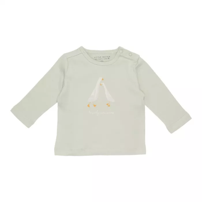 Tricou cu maneca lunga - Olive - Little Goose Lovely Memories - Little Dutch