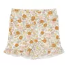 Pantaloni scurti cu volanase din bumbac organic - Vintage Little Flowers - Little Dutch