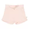 Pantaloni scurti cu volanase din bumbac organic - Pink - Little Dutch