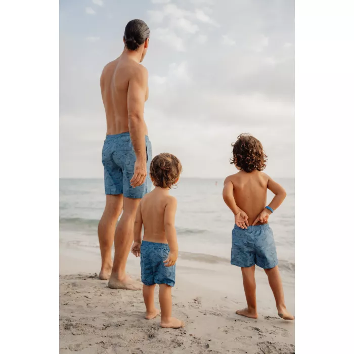 Sort de baie cu protectie UV 50+ pentru adulti - Sea Life Blue - Little Dutch