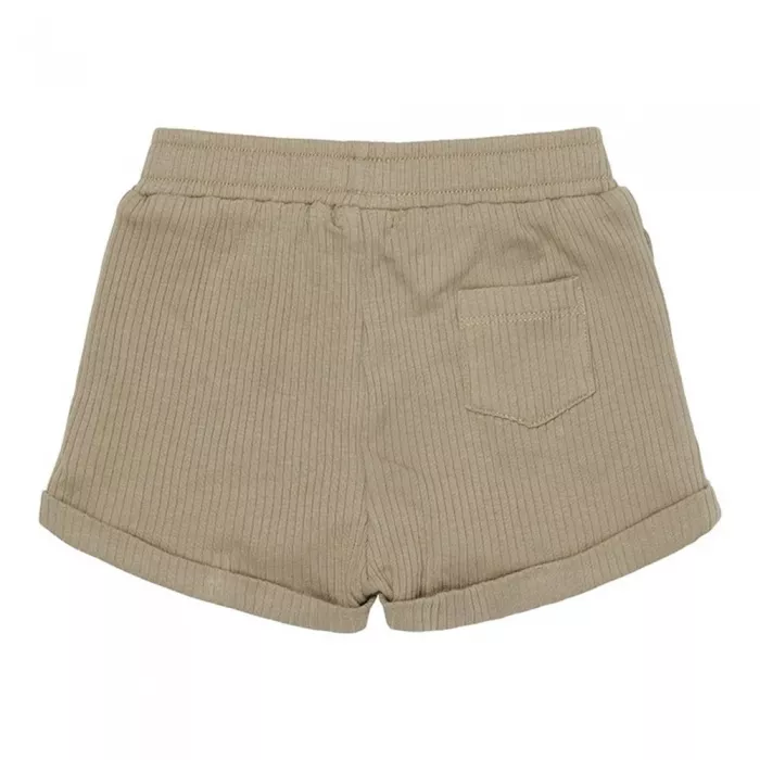 Pantaloni scurti din bumbac organic - Olive - Little Dutch