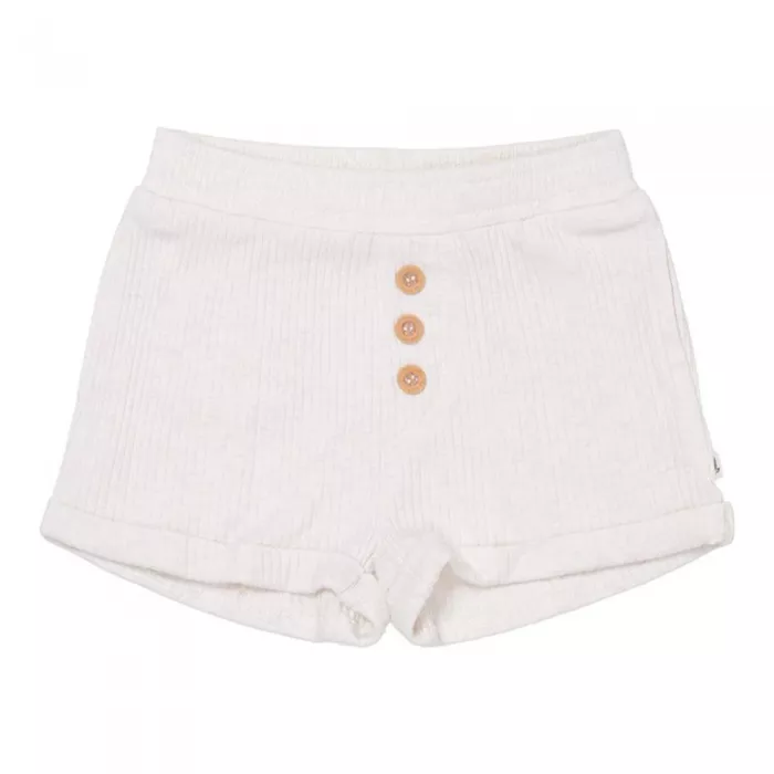 Pantaloni scurti din bumbac organic - Sand - Little Dutch