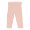 Pantaloni tricotati din mix de lana - Soft Pink - Vintage Little Flower - Little Dutch