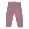 Pantaloni tricotati din mix de lana - Mauve - Vintage Little Flower - Little Dutch