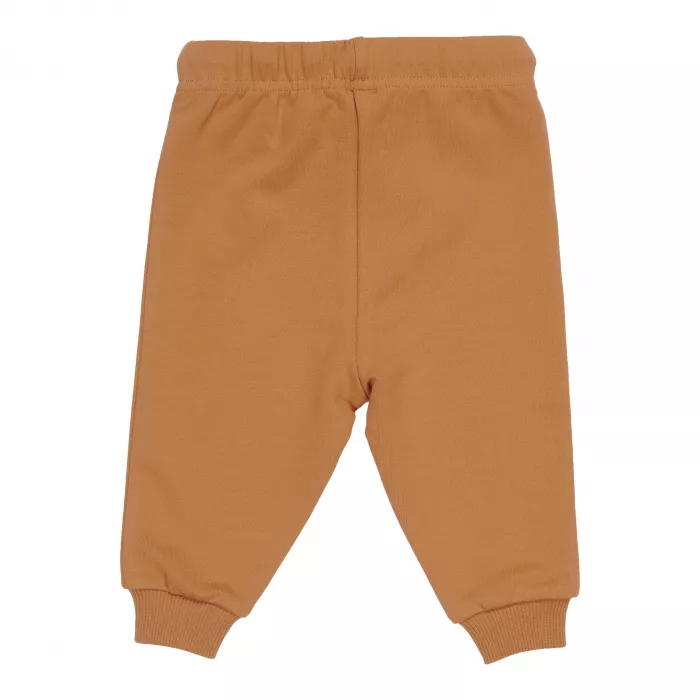 Pantaloni din bumbac organic - Almond - Vintage Sunny Stripes - Little Dutch