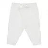 Pantaloni din catifea de bumbac organic - Soft White - Vintage Sunny Stripes - Little Dutch