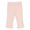 Pantaloni din bumbac organic evazati - Soft Pink - Vintage Little Flowers - Little Dutch