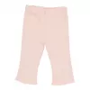 Pantaloni din bumbac organic evazati - Soft Pink - Vintage Little Flowers - Little Dutch