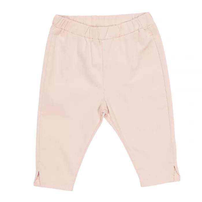 Pantaloni din catifea de bumbac organic - Soft Pink - Vintage Little Flowers -Little Dutch