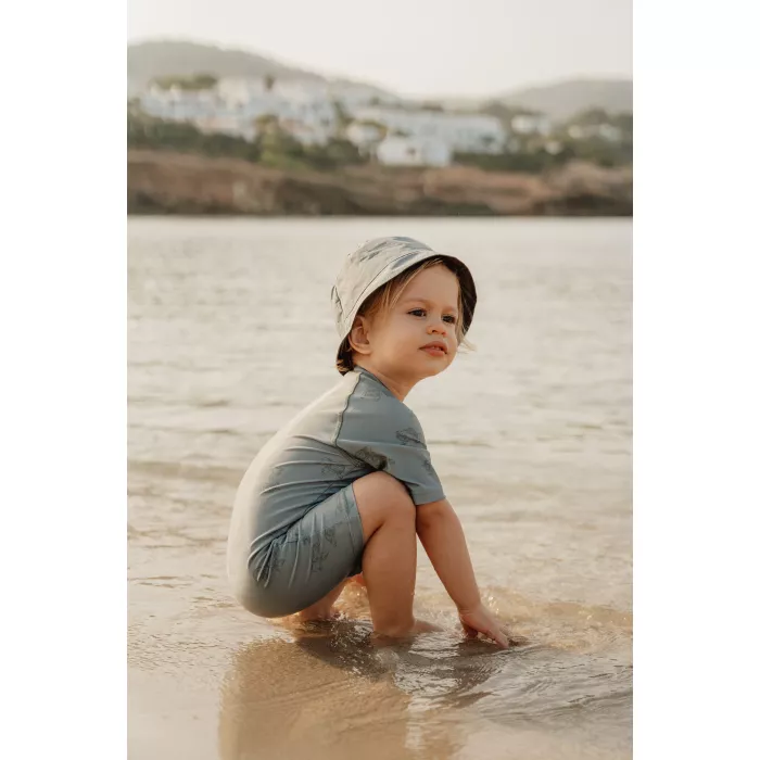 Costum de baie intreg cu protectie UV 50+ - Turtle Island Olive - Little Dutch