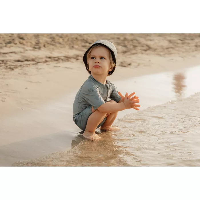 Costum de baie intreg cu protectie UV 50+ - Turtle Island Olive - Little Dutch