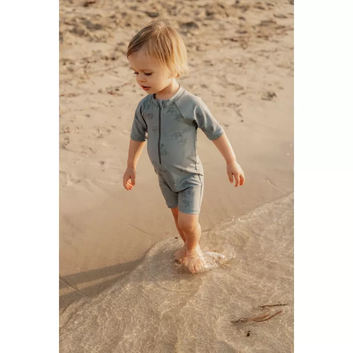 Costum de baie intreg cu protectie UV 50+ - Turtle Island Olive - Little Dutch