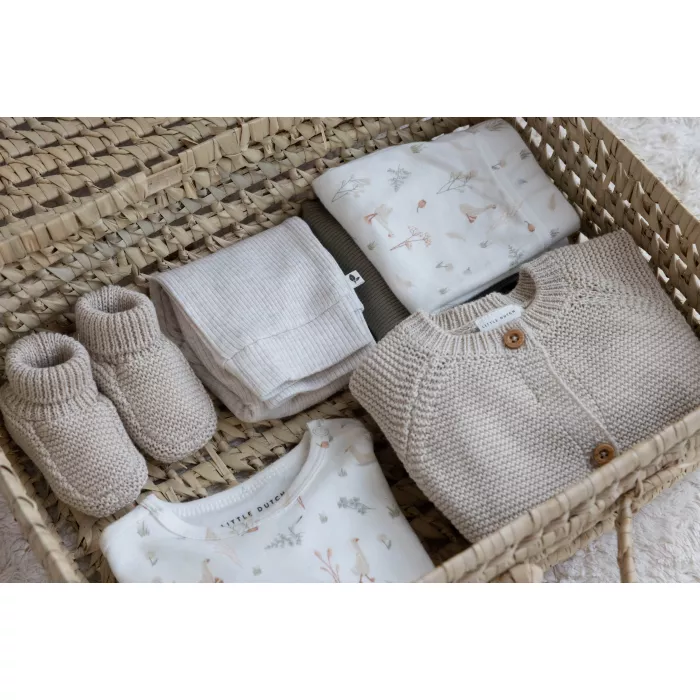 Botosei tricotati pentru bebelusi - Sand - Little Goose - Little Dutch