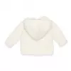 Jacheta Teddy pentru bebelusi - White - Little Goose - Little Dutch
