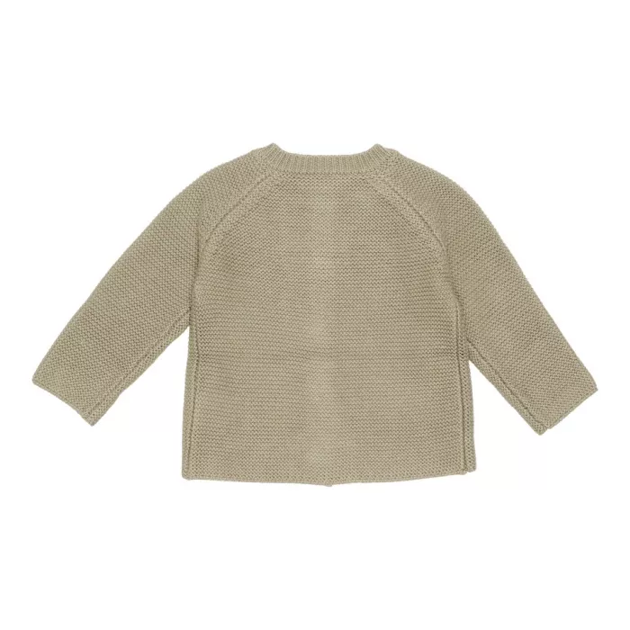 Cardigan tricotat pentru bebelusi - Olive - Sailors Bay - Little Dutch