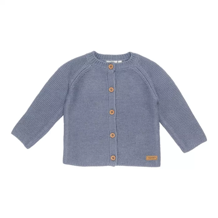 Cardigan tricotat pentru bebelusi - Blue - Sailors Bay - Little Dutch