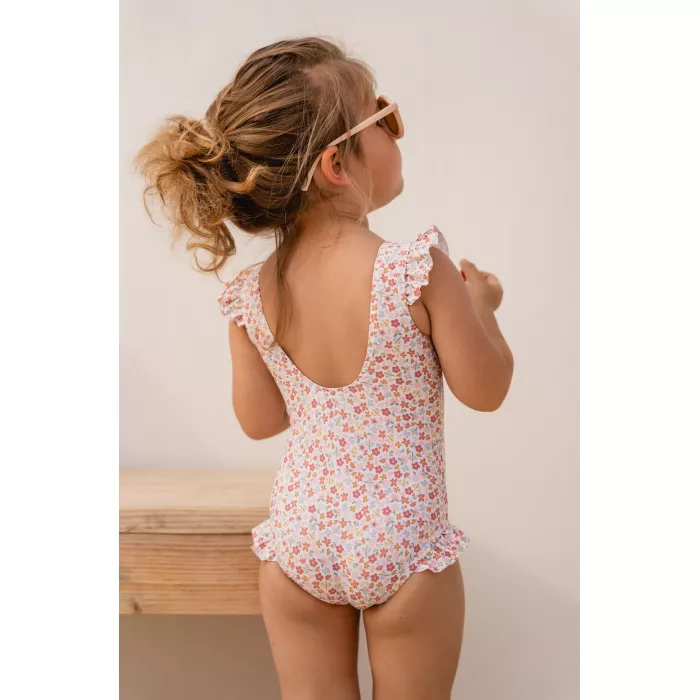 Costum de baie intreg cu protectie UV 50+ - Summer Flowers - Little Dutch